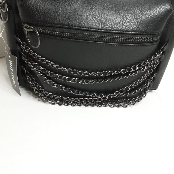 Black Chain Mini Backpack NWT - Picture 7 of 10